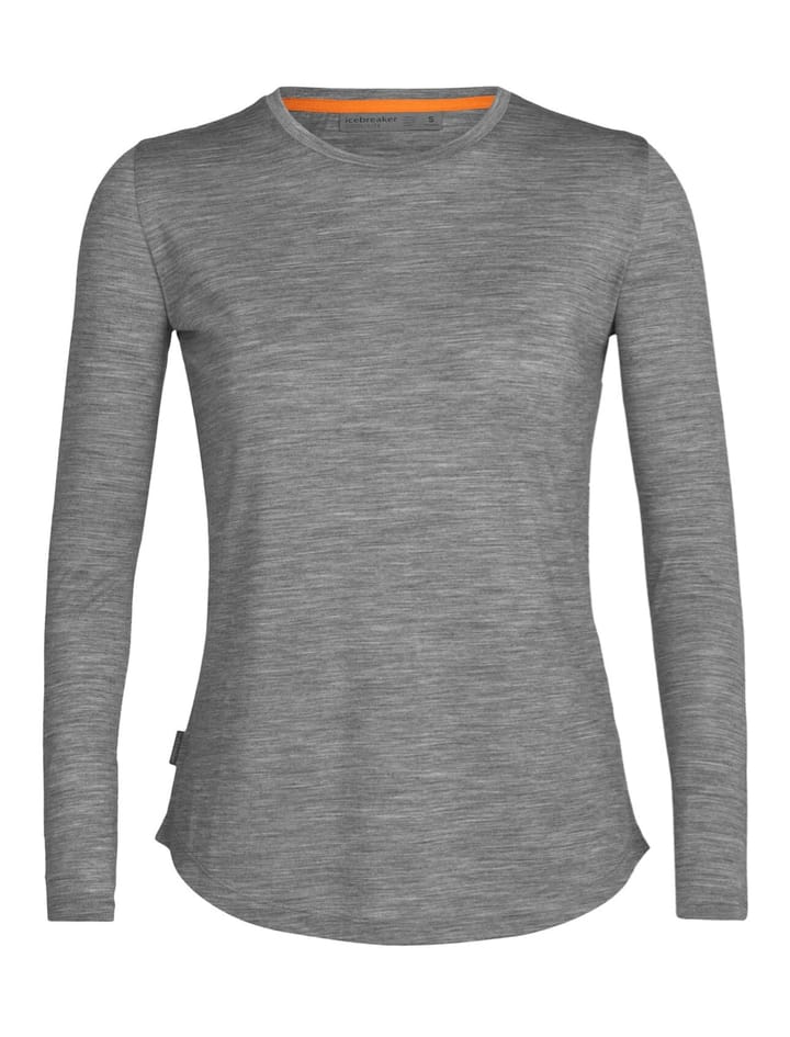 Icebreaker Women's Sphere II Long Sleeve Tee Metro Hthr Icebreaker