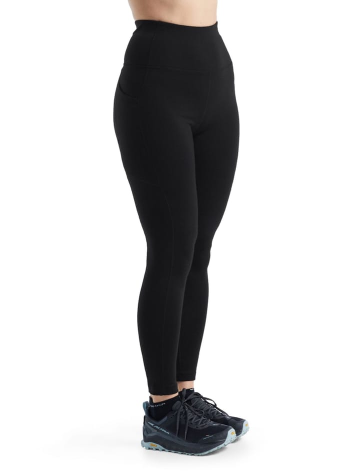 Icebreaker W Fastray High Rise Tights Black Icebreaker Icebreaker W Fastray High Rise Tights Black Icebreaker