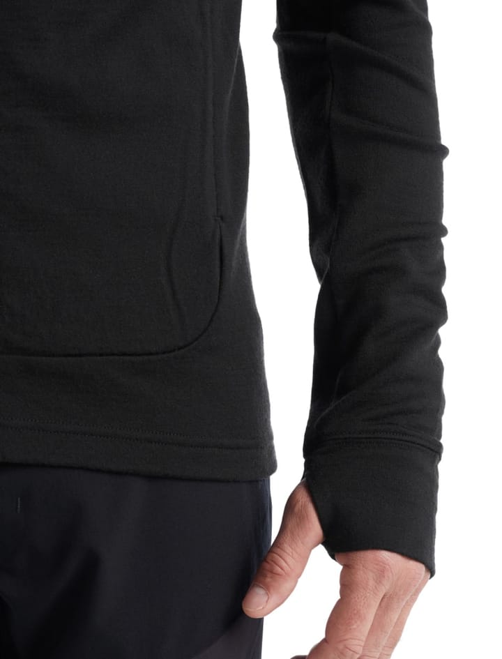 Icebreaker Men's Quantum III LS Zip Black Icebreaker