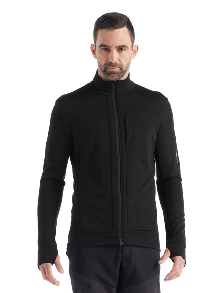 Icebreaker Men's Quantum III LS Zip Black Icebreaker Icebreaker Men's Quantum III LS Zip Black Icebreaker