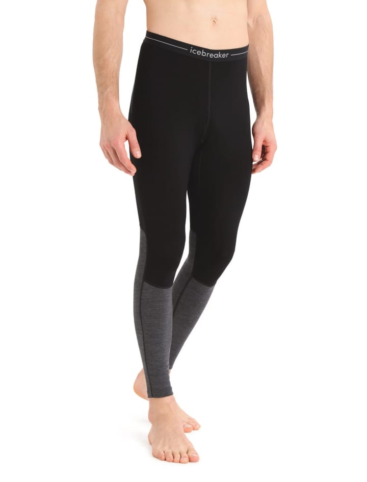 Icebreaker Men Zoneknit™ 260 Leggings Black/Jet Hthr/Cb Icebreaker