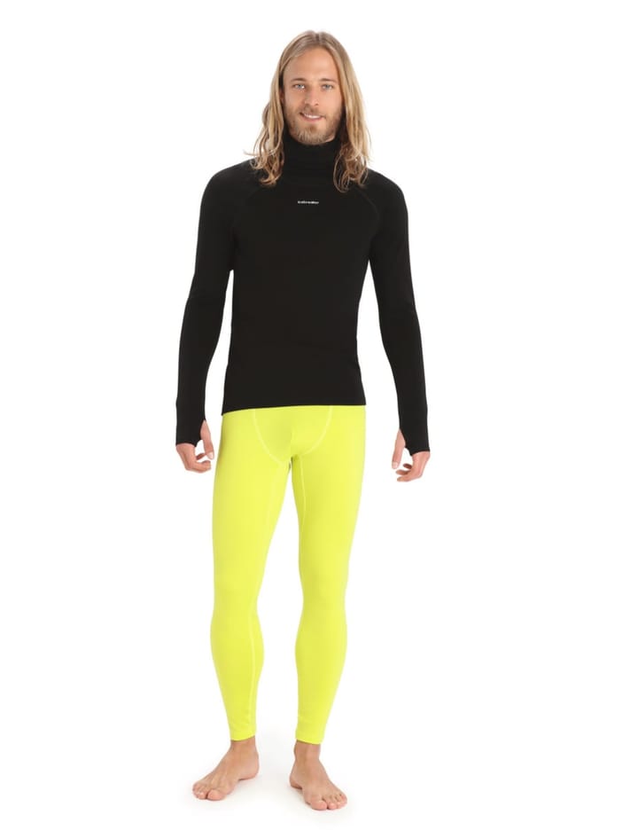 Icebreaker Men Merino LS Roll Neck Black Icebreaker Icebreaker Men Merino LS Roll Neck Black Icebreaker