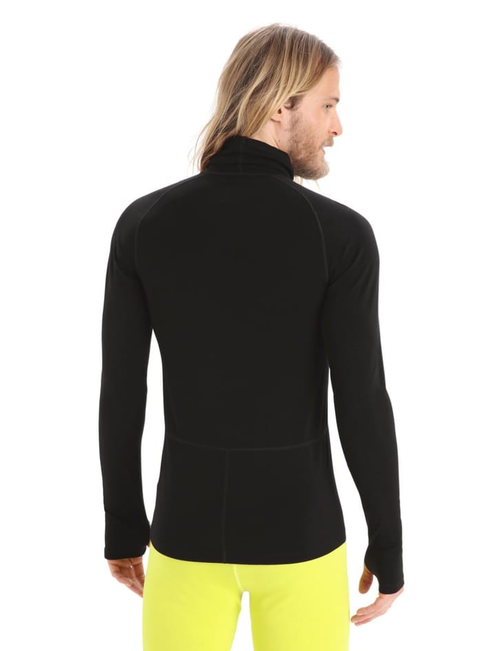 Icebreaker M Merino Ls Roll Neck BLACK Icebreaker