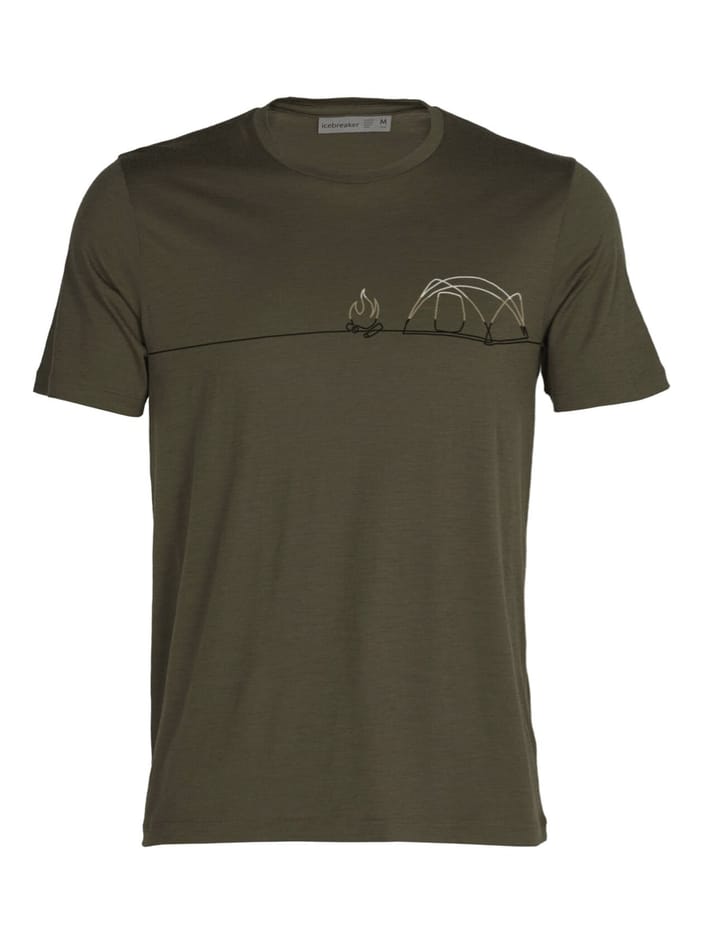 Icebreaker M Tech Lite II SS Tee Single Line Camp Loden Icebreaker Icebreaker M Tech Lite II SS Tee Single Line Camp Loden Icebreaker