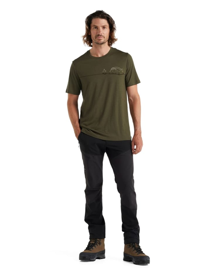 Icebreaker M Tech Lite II SS Tee Single Line Camp Loden Icebreaker Icebreaker M Tech Lite II SS Tee Single Line Camp Loden Icebreaker