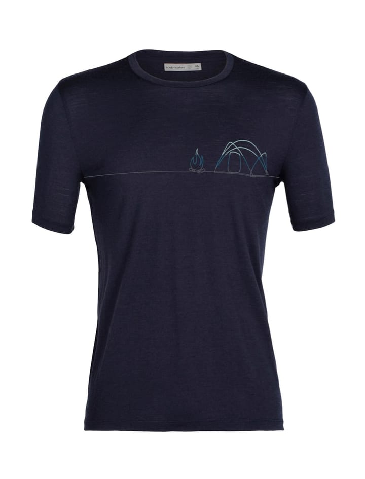 Icebreaker M Tech Lite II SS Tee Single Line Camp Midnight Navy Icebreaker Icebreaker M Tech Lite II SS Tee Single Line Camp Midnight Navy Icebreaker