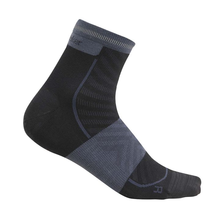 Icebreaker Men Merino Run+ Ultralight Mini Black/Graphite Icebreaker