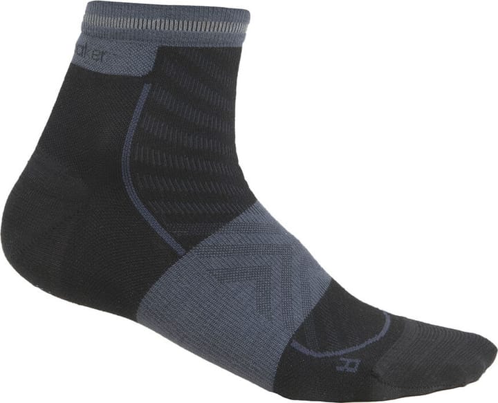 Icebreaker Women's Merino Run+ Ultralight Mini Black/Graphite Icebreaker