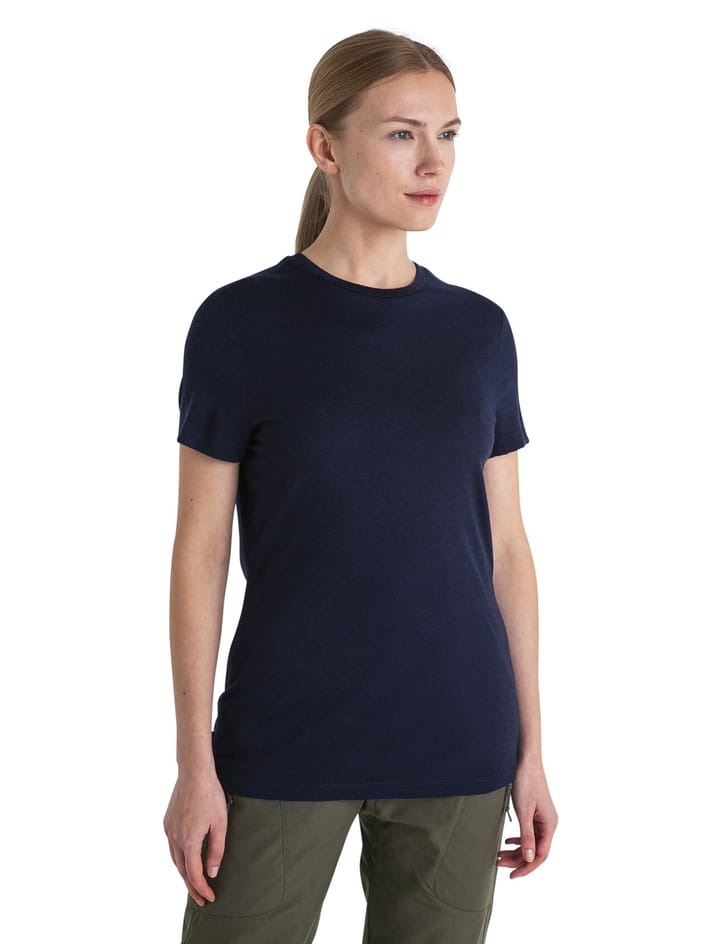 Icebreaker Women Merino 150 Tech Lite Iii Ss Tee Midnight Navy Icebreaker