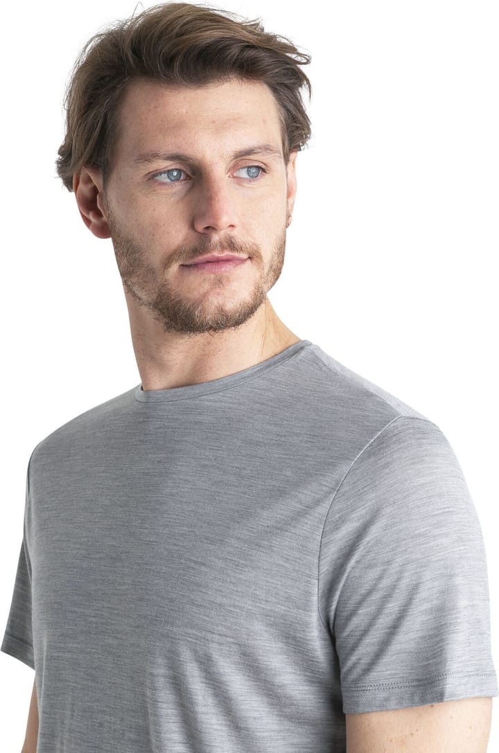 Icebreaker Men's Merino 125 Cool-Lite™ Sphere III Short Sleeve Tee Metro Heather Icebreaker