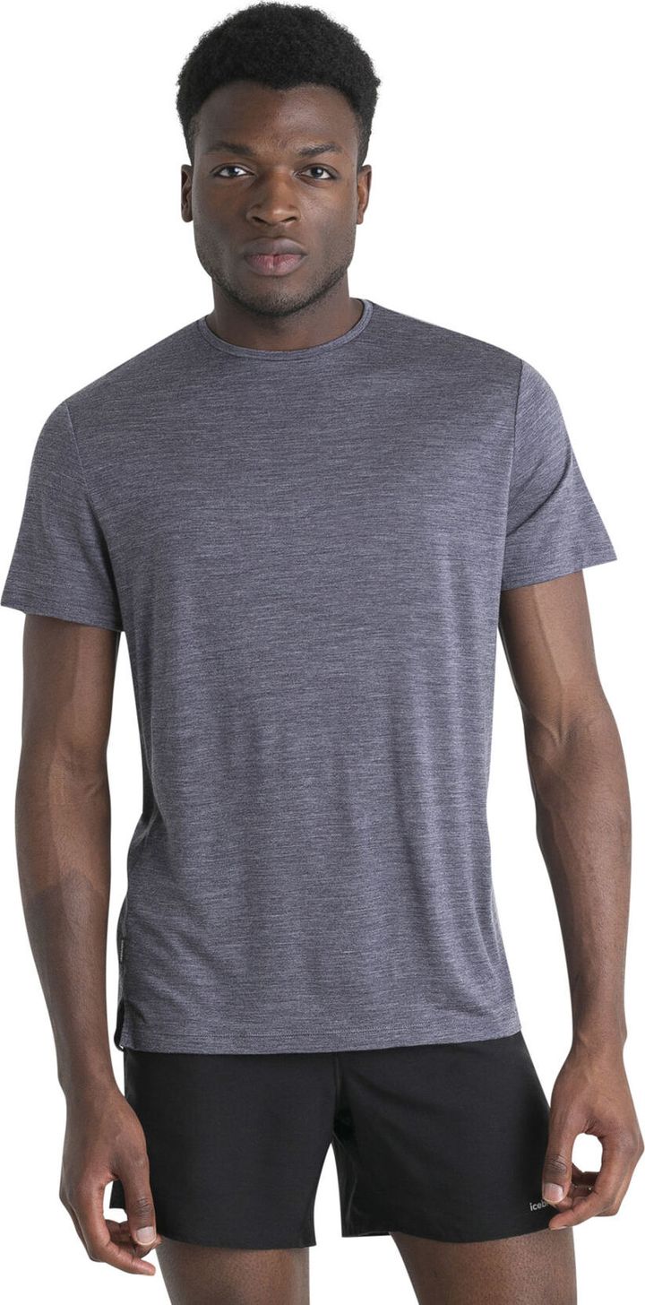 Icebreaker Men's Merino 125 Cool-Lite™ Sphere III Short Sleeve Tee Midnight Navy Heather Icebreaker