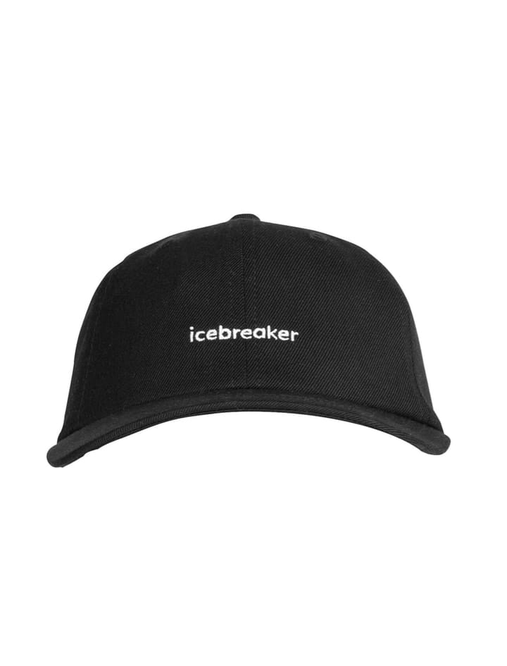 Icebreaker U Icebreaker 6 Panel Hat Black Icebreaker
