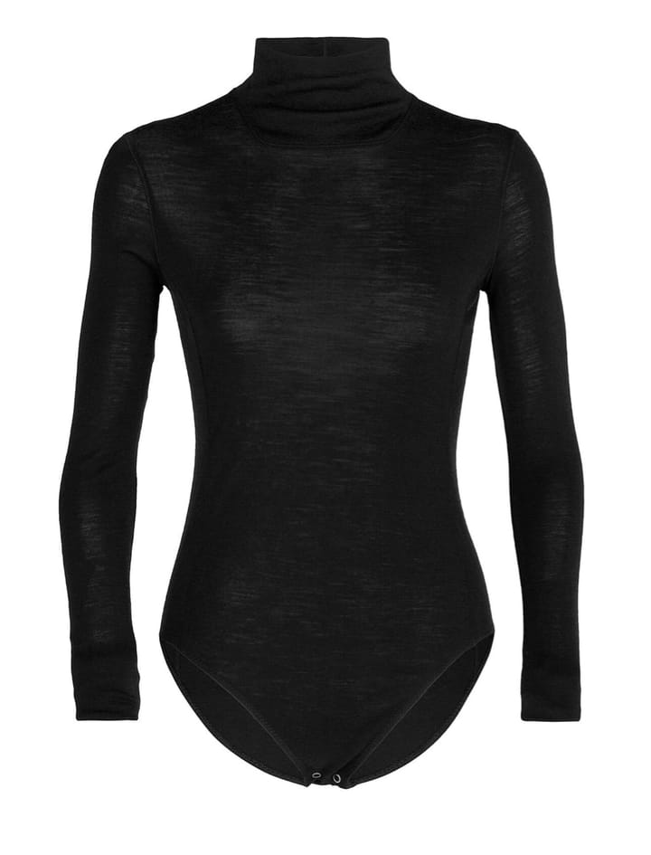 Icebreaker W Queens Ls High Neck Bodysuit Black Icebreaker Icebreaker W Queens Ls High Neck Bodysuit Black Icebreaker
