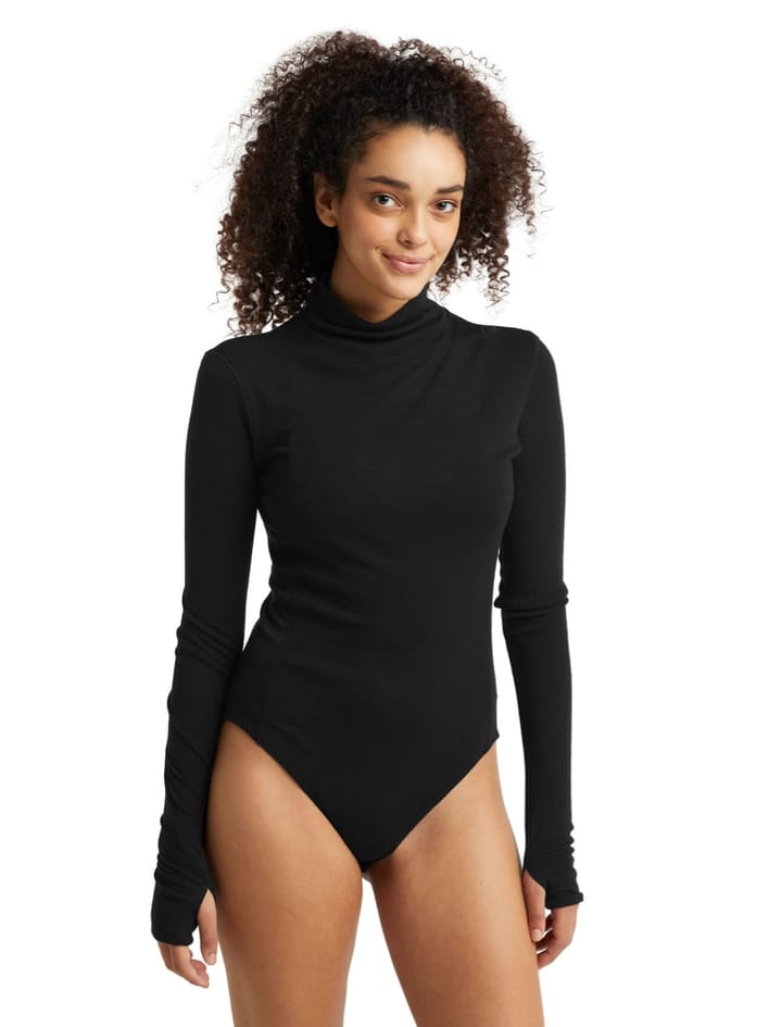 Icebreaker W Queens Ls High Neck Bodysuit Black Icebreaker Icebreaker W Queens Ls High Neck Bodysuit Black Icebreaker