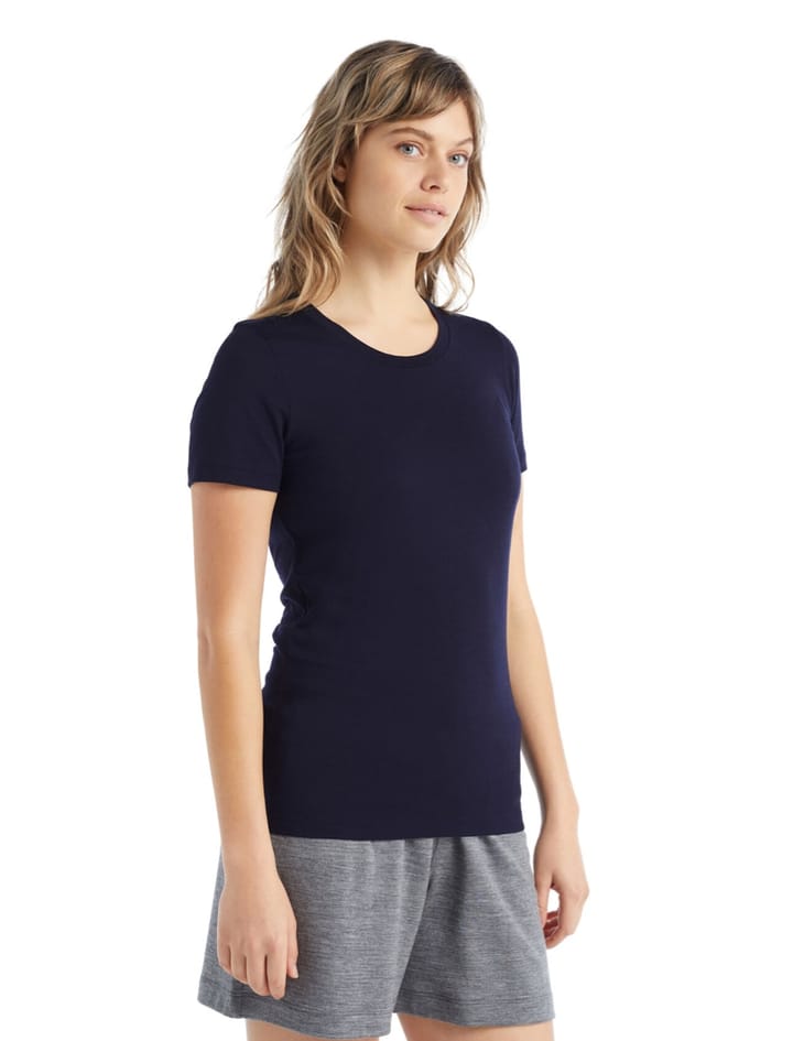 Icebreaker Women's Merino Tech Lite II Short Sleeve T-Shirt Midnight Navy Icebreaker Icebreaker Women's Merino Tech Lite II Short Sleeve T-Shirt Midnight Navy Icebreaker