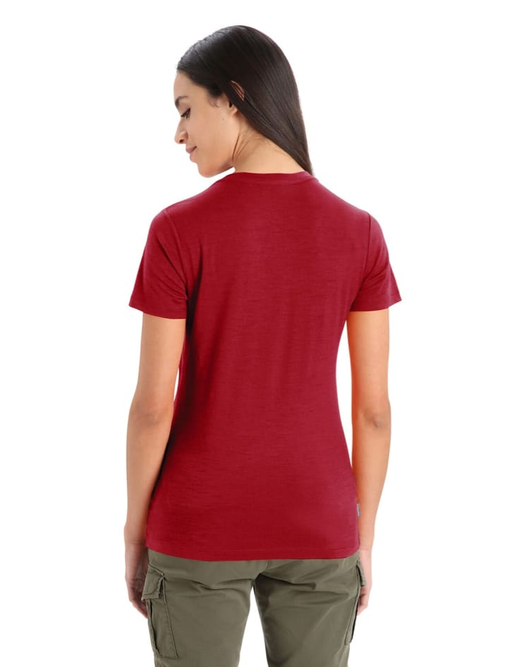 Icebreaker Women's Merino Tech Lite II Short Sleeve T-Shirt Cherry Icebreaker Icebreaker Women's Merino Tech Lite II Short Sleeve T-Shirt Cherry Icebreaker