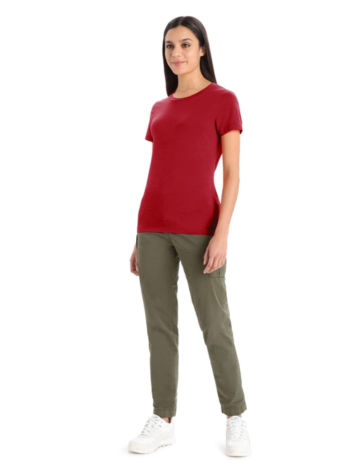 Icebreaker Women's Merino Tech Lite II Short Sleeve T-Shirt Cherry Icebreaker Icebreaker Women's Merino Tech Lite II Short Sleeve T-Shirt Cherry Icebreaker