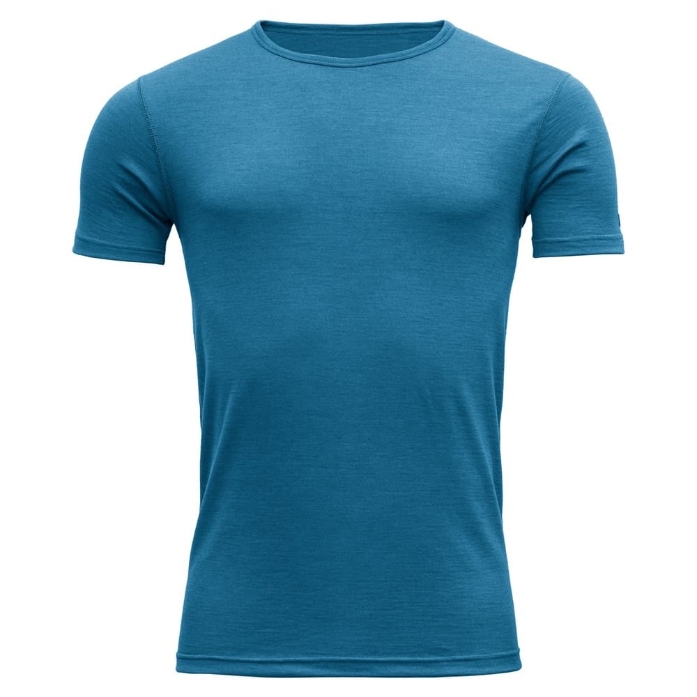 Devold Breeze Man T-Shirt Blue Melange