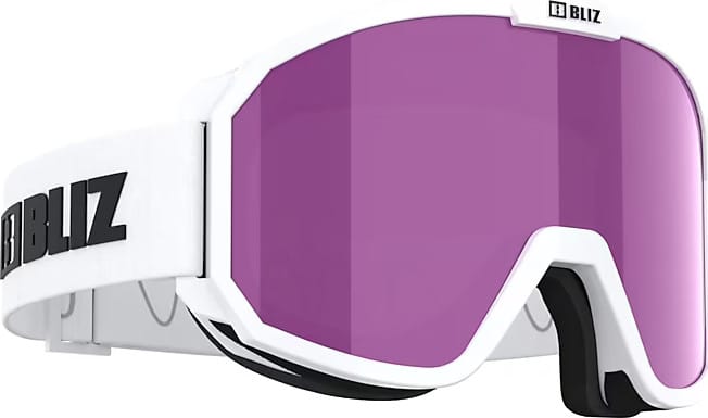 Bliz Rave Matt White Black Logo/Brown Pink Bliz