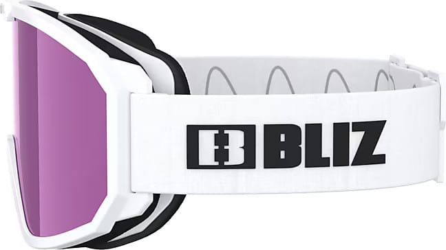 Bliz Rave Matt White Black Logo/Brown Pink Bliz