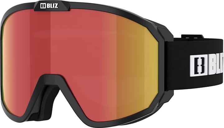 Bliz Rave Matt Black White Logo/Brown Red Bliz
