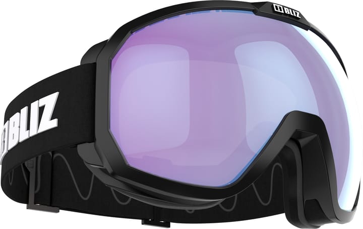 Bliz Charge Otg Matt Black W White Logo / Light Orange&blue Bliz