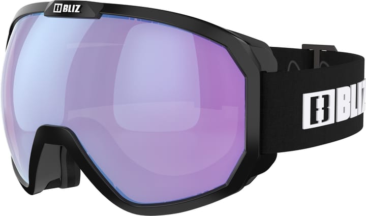 Bliz Charge Otg Matt Black W White Logo / Light Orange&blue Bliz