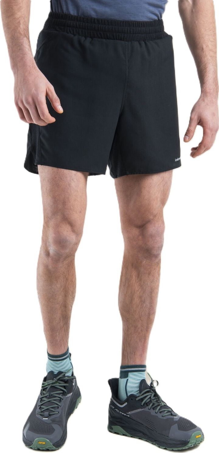 Icebreaker Men's Merino 125 Zoneknit™ Speed 6" Shorts Black Icebreaker