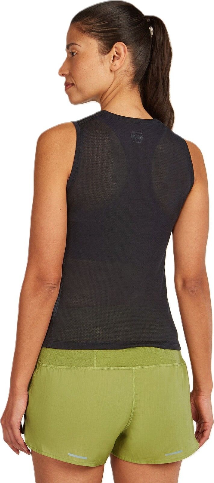 Icebreaker Women's Merino 75 Cool-Lite Featherlight Tank Black Icebreaker