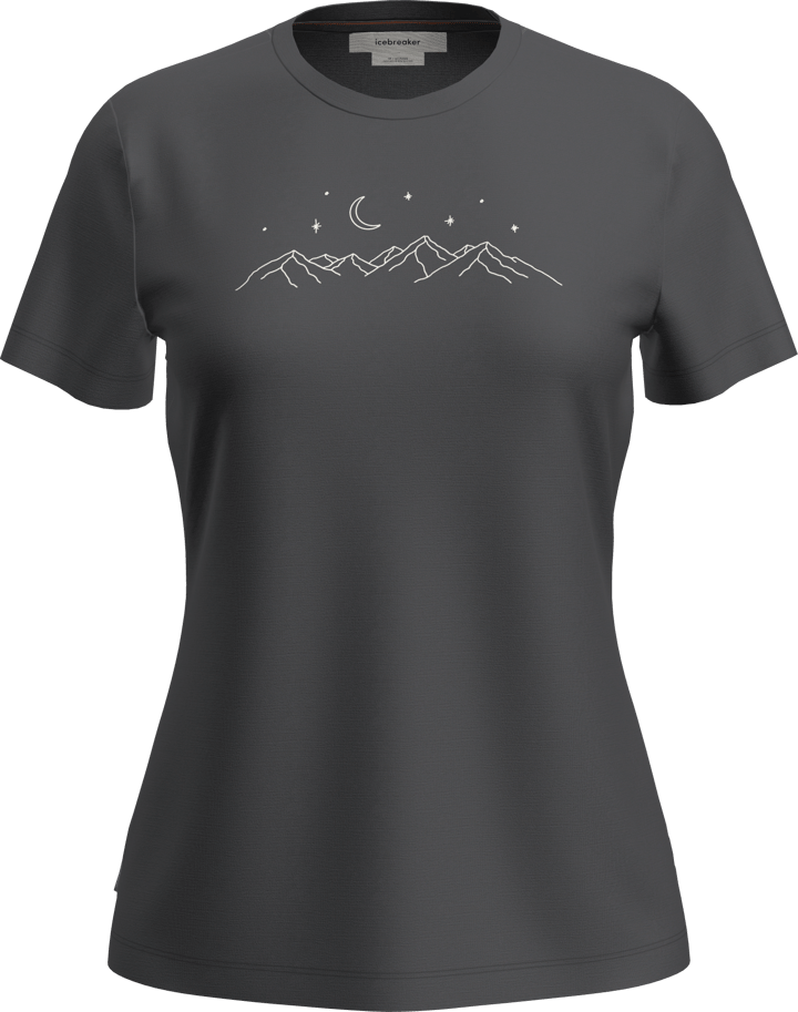 Icebreaker Women Merino 150 Tech Lite Ss Tee Sparkling Stars Obsidian Icebreaker