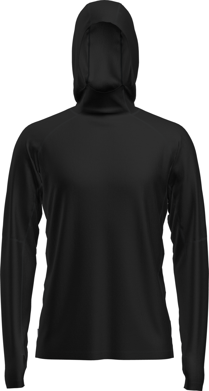 Icebreaker Men 150 Merinofine™ Ace Ls Hoodie Upf Black Icebreaker