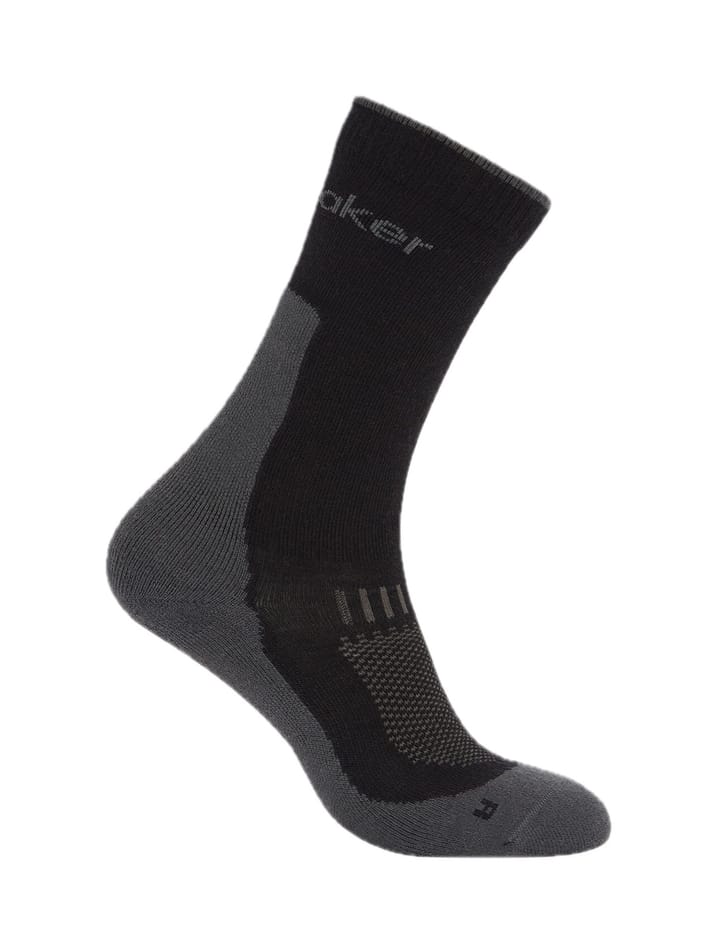 Icebreaker W Mer Hike+ Medium Crew Obsidian/black Icebreaker