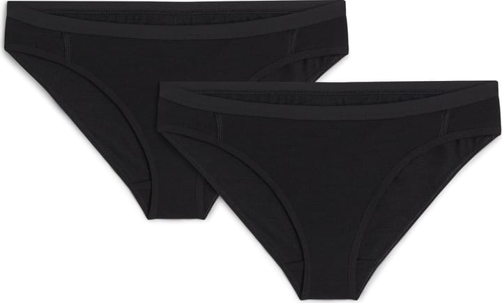 Icebreaker Women's Merino 150 Siren Bikini 2-Pack Black Icebreaker