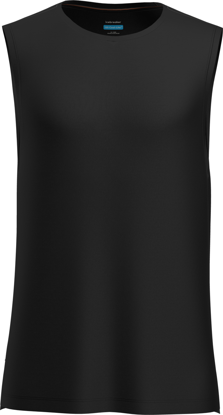 Icebreaker Men's Merino Blend 125 Cool-Lite™ Sphere Tank Black Icebreaker