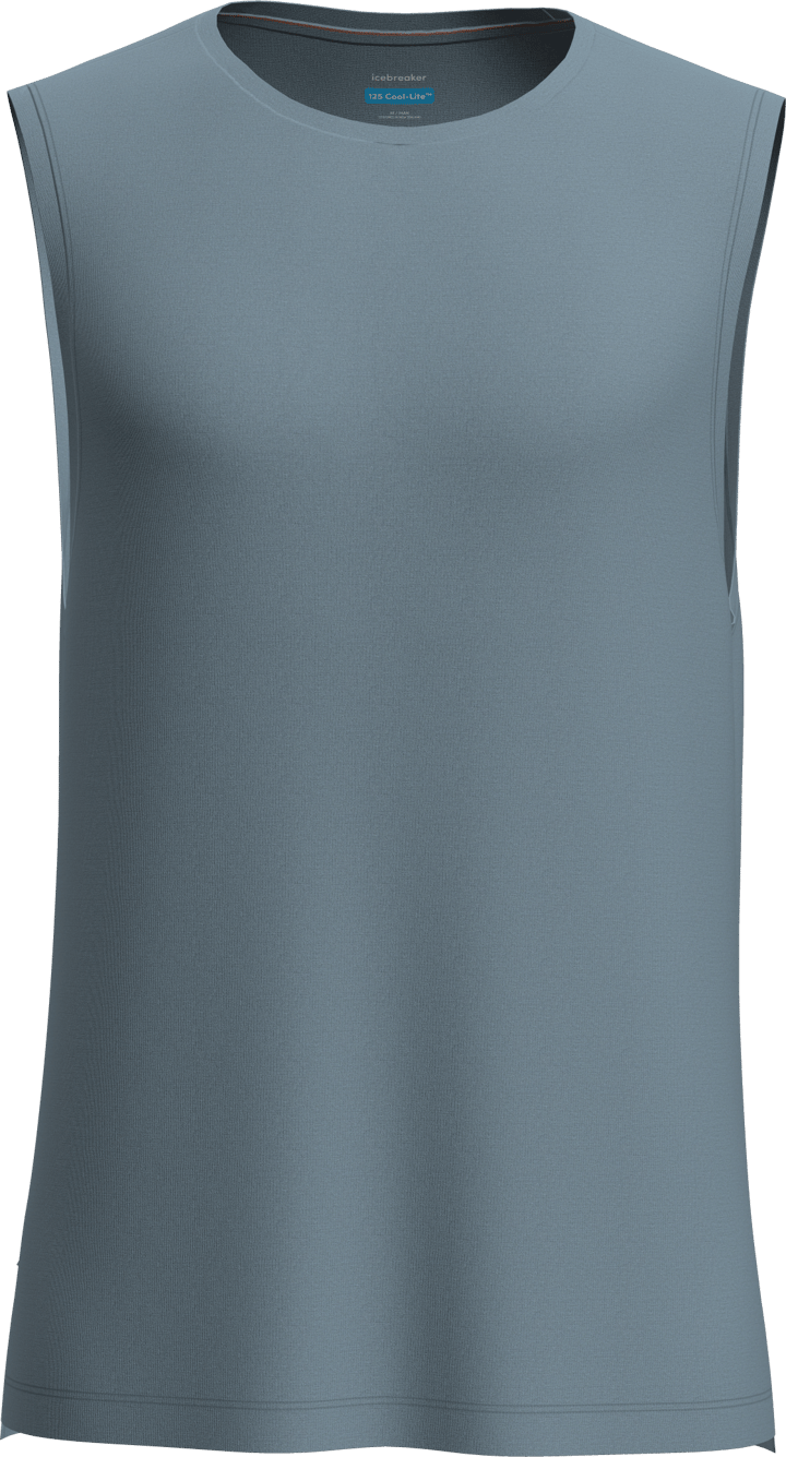 Icebreaker Men's Merino Blend 125 Cool-Lite™ Sphere Tank Flint Blue Icebreaker