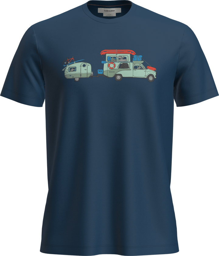 Icebreaker Men Merino 150 Tech Lite SS Tee Transportage Atlantis Icebreaker