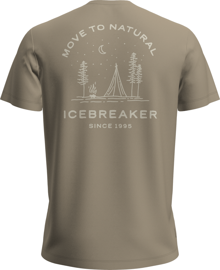 Icebreaker Men Merino 150 Tech Lite Ss Tee Peaceful Pass Flagstone Icebreaker