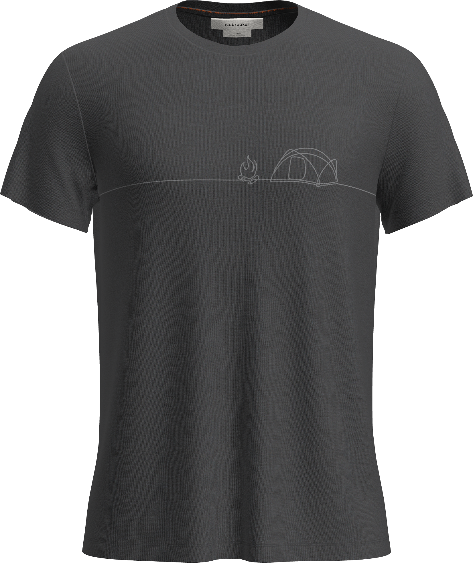 Icebreaker Men's Merino Blend Core Ss Tee Single Line Camp