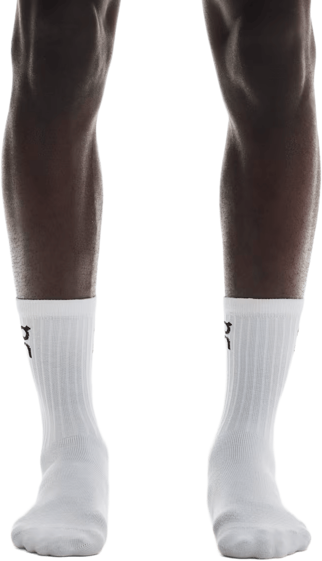 On Logo Sock High 3p White On