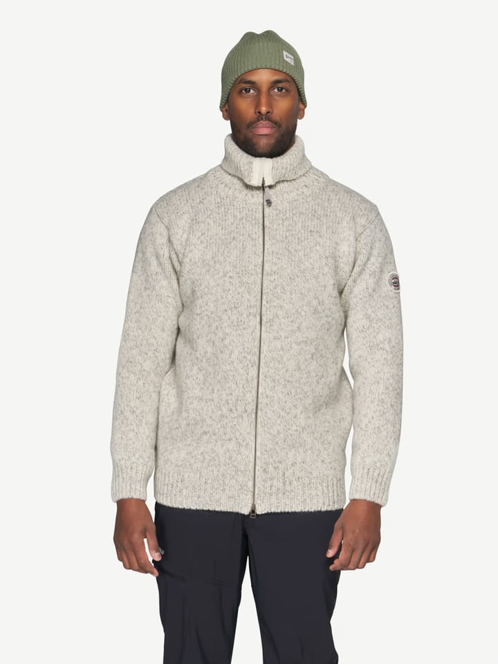 Devold Nansen Wool Cardigan Grey Melange Devold