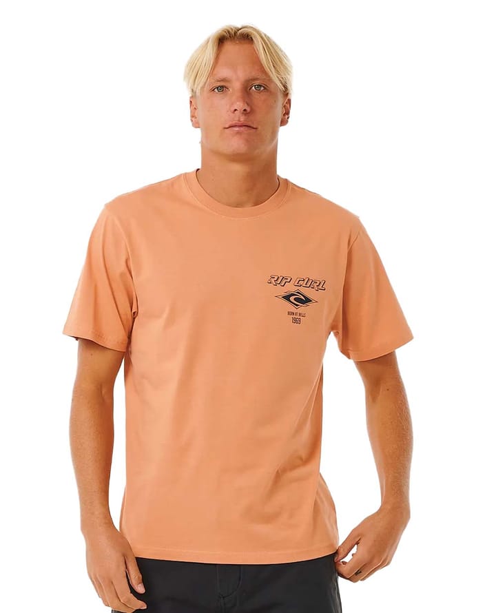 Rip Curl Men's Fade Out Icon Tee Clay Rip Curl
