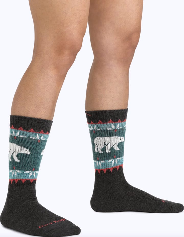 Darn Tough Women's Vanna Grizzle Boot Hiking Socks  Charcoal Darn Tough