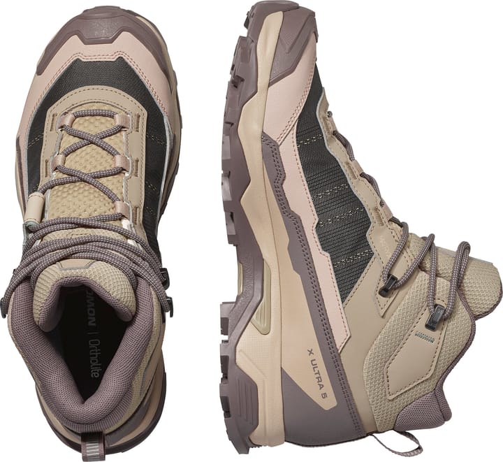 Salomon X Ultra 5 Mid Gore-Tex Iron / Desert Tan / Green Milieu Salomon