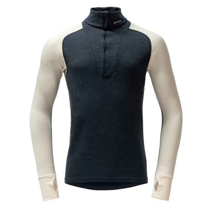 Devold Men's Expedition Merino Silk Zip Ink/offwhite Devold