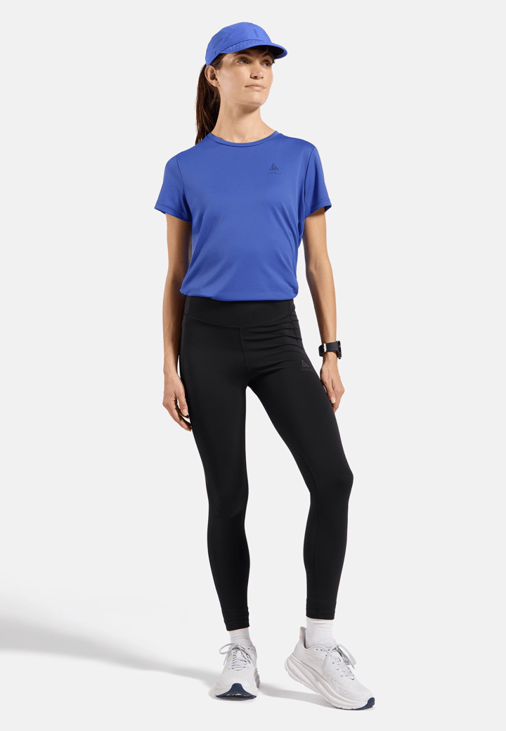 Odlo Women's Essential Flyer T-Shirt Crew Neck Shortsleeve Dazzling Blue Odlo