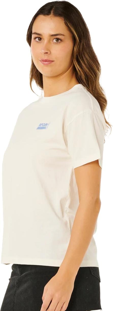 Rip Curl Women's Ocean Break Relaxed Tee Bone Rip Curl