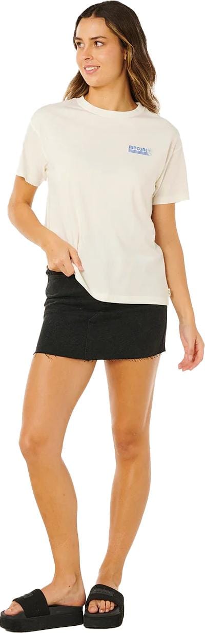 Rip Curl Women's Ocean Break Relaxed Tee Bone Rip Curl