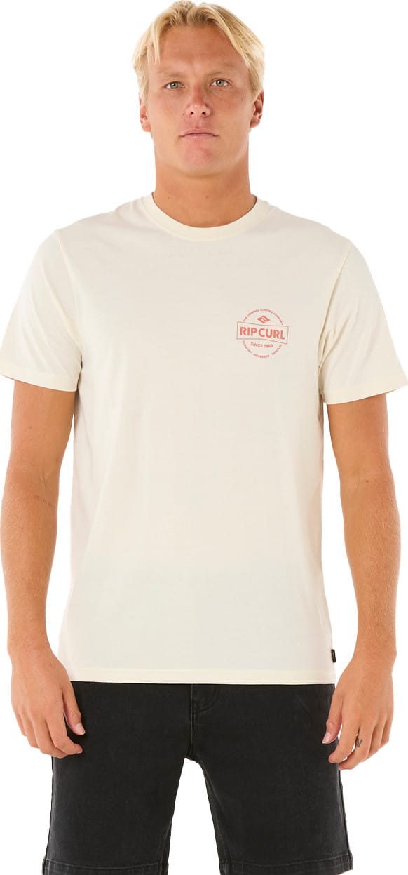 Rip Curl Men's Staple Tee Bone Rip Curl