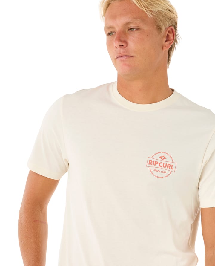 Rip Curl Men's Staple Tee Bone Rip Curl