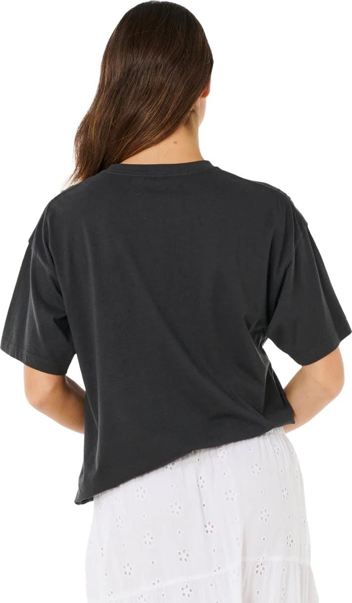 Rip Curl Women's Pacific Coast Heritage Tee Washed Black Rip Curl